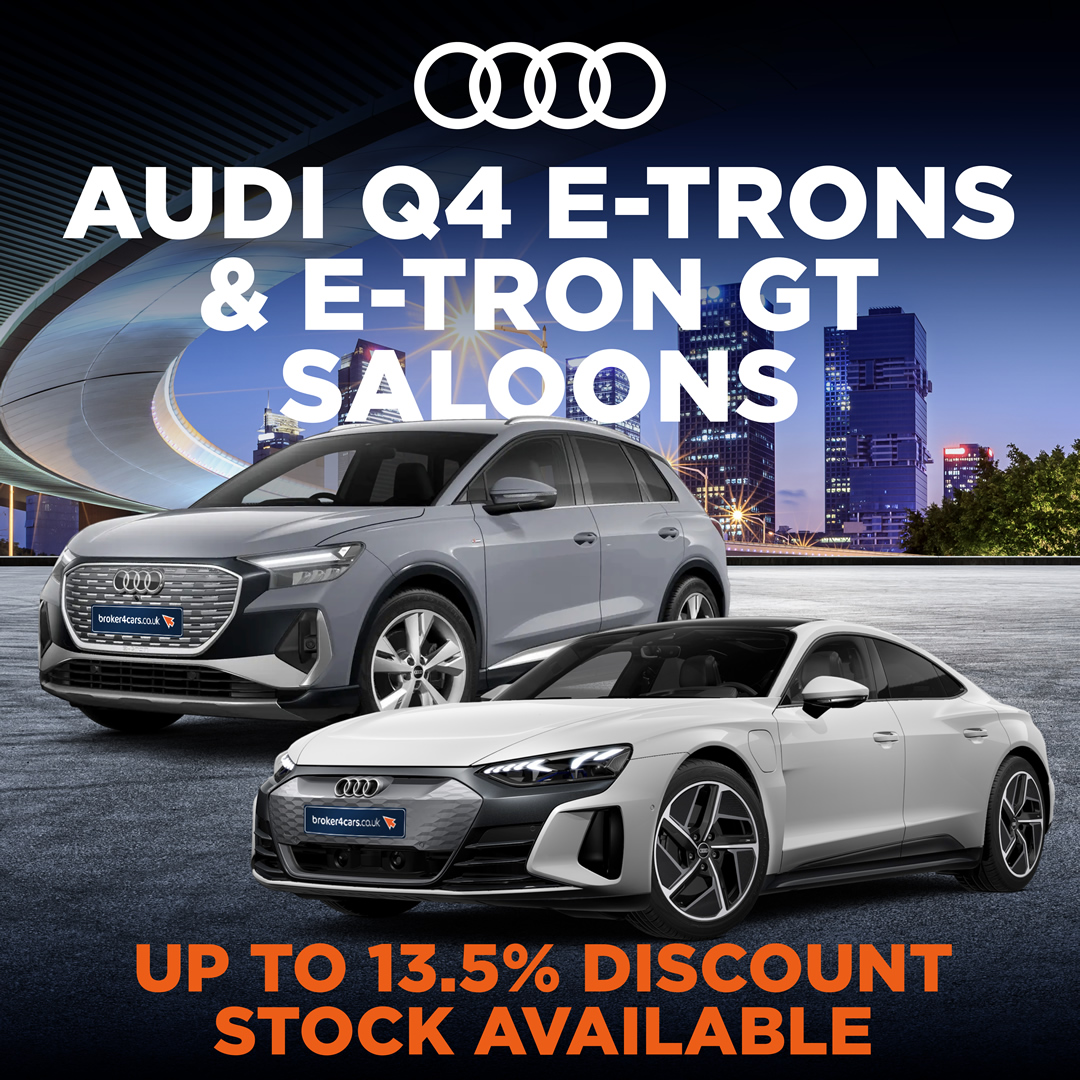 AUDI Q4 E-TRONS AND E-TRON GT SALOONS. UP TO 13.5% DISCOUNT - STOCK AVAILABLE